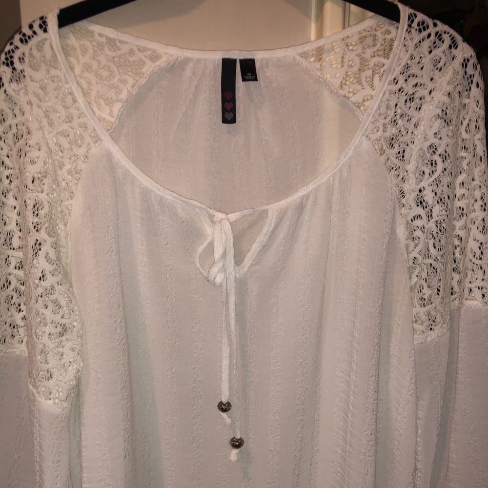 Cream blouse
